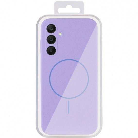 Чехол Silicone Cover Lakshmi Full Camera (AA) with MagFit для Samsung Galaxy S25+ Сиреневый / Dasheen