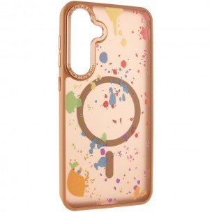 Чехол TPU+PC Flush with MagSafe для Samsung Galaxy S24 FE Desert gold