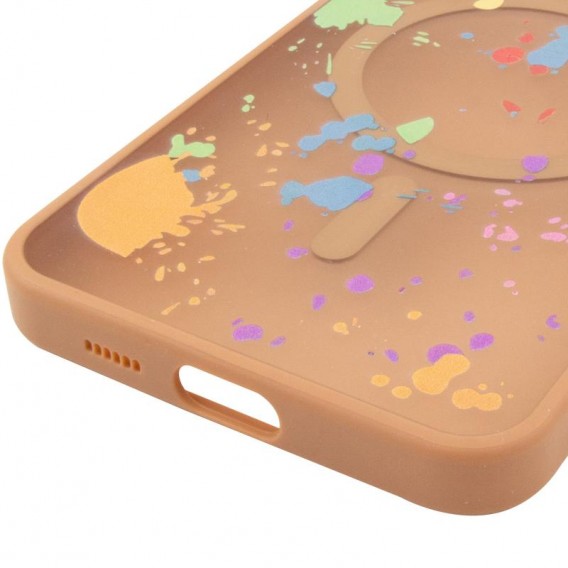 Чехол TPU+PC Flush with MagSafe для Samsung Galaxy S24 FE Desert gold