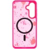 Чехол TPU+PC Flush with MagSafe для Samsung Galaxy S24 FE Barbie Pink