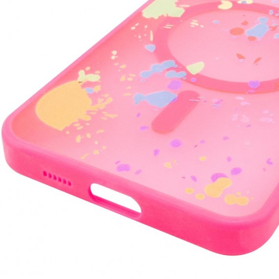 Чехол TPU+PC Flush with MagSafe для Samsung Galaxy S24 FE Barbie Pink