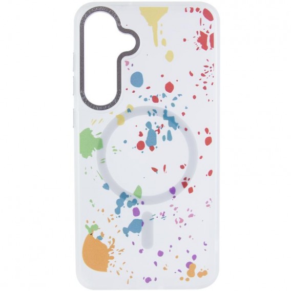 Чехол TPU+PC Flush with MagSafe для Samsung Galaxy S24+ / S25+ White