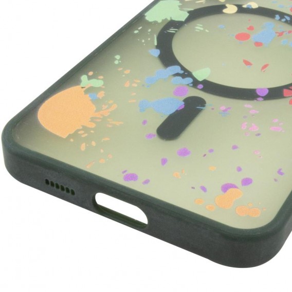 Чохол TPU+PC Flush with MagSafe для Samsung Galaxy S24+ / S25+ Dark green