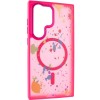 Чехол TPU+PC Flush with MagSafe для Samsung Galaxy S25 Ultra Barbie Pink