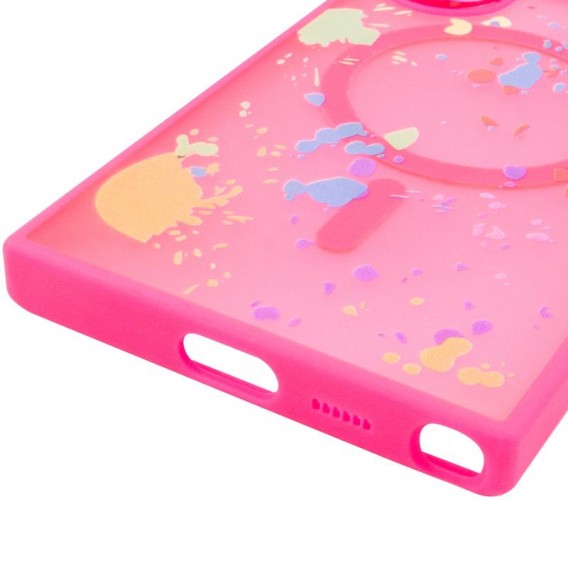Чехол TPU+PC Flush with MagSafe для Samsung Galaxy S25 Ultra Barbie Pink