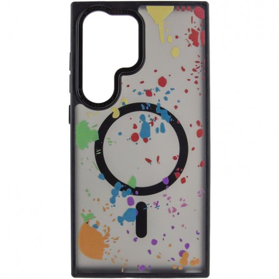 Чехол TPU+PC Flush with MagSafe для Samsung Galaxy S25 Ultra Titanium black