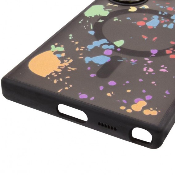 Чехол TPU+PC Flush with MagSafe для Samsung Galaxy S25 Ultra Titanium black