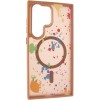 Чехол TPU+PC Flush with MagSafe для Samsung Galaxy S25 Ultra Desert gold