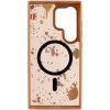 Чехол TPU+PC Flush with MagSafe для Samsung Galaxy S25 Ultra Desert gold