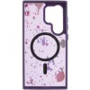 Чехол TPU+PC Flush with MagSafe для Samsung Galaxy S25 Ultra Dark purple