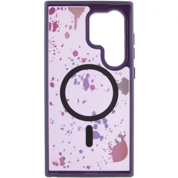 Чехол TPU+PC Flush with MagSafe для Samsung Galaxy S25 Ultra Dark purple