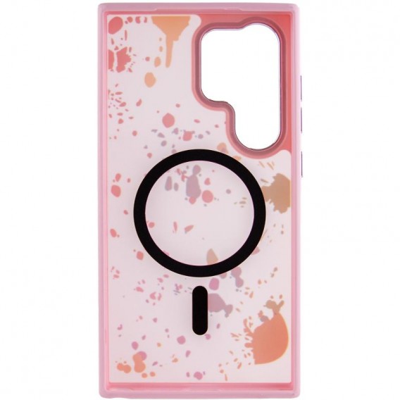 Чехол TPU+PC Flush with MagSafe для Samsung Galaxy S25 Ultra Baby pink