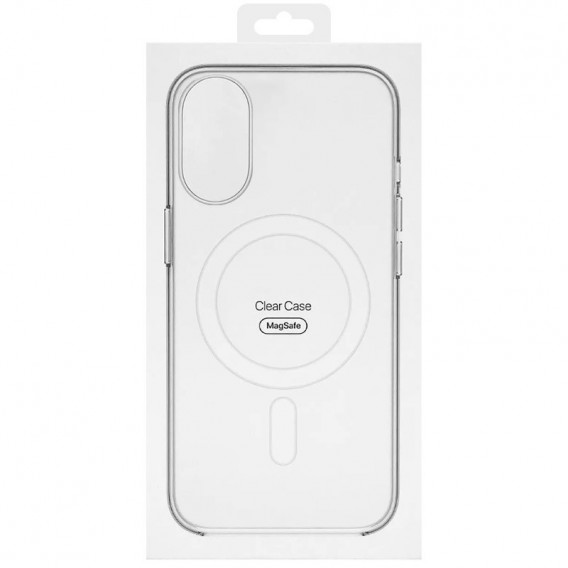 Чохол Clear Case (AAA) with MagSafe and Animation для Apple iPhone 16 (6.1") Clear