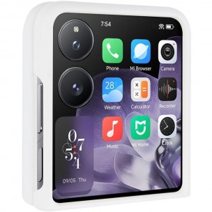 Чехол Foldables Silicone Cover Lakshmi (AAA) для Xiaomi Mix Flip Белый / White