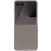 Кожаный чехол Leather Case (AAA) для Samsung Galaxy Z Flip7 Light Gray