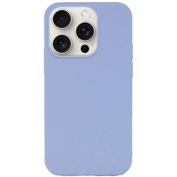Чохол Silicone Case (AA) NO LOGO with MagSafe для Apple iPhone 14 Pro Max (6.7") Блакитний / Lilac Blue