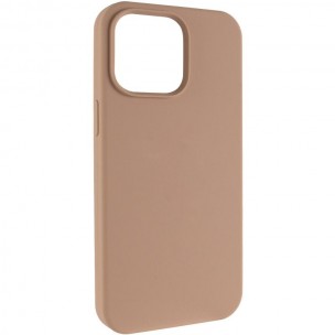 Чохол Silicone Case (AA) NO LOGO with MagSafe для Apple iPhone 15 Pro (6.1") Бежевий / Desert Gold