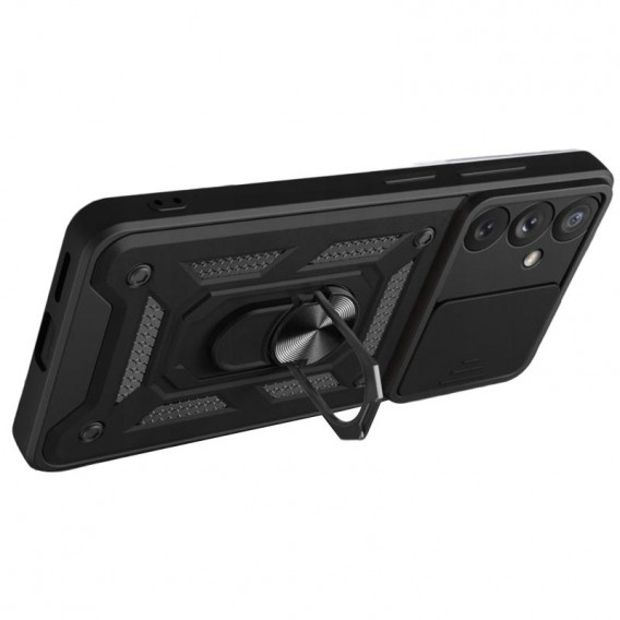 Чохол Ummi Camshield Serge Ring для Samsung Galaxy S24 FE Чорний / Black