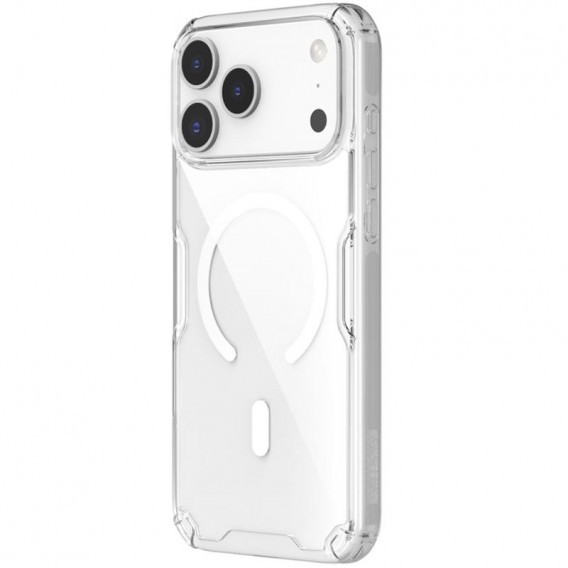TPU чехол Nillkin Nature Pro Magnetic для Apple iPhone 17 Pro Max (6.9 дюйма) Бесцветный (прозрачный)