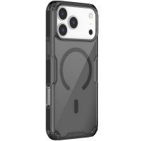 TPU чохол Nillkin Nature Pro Magnetic для Apple iPhone 17 Pro Max (6.9") Чорний (прозорий)