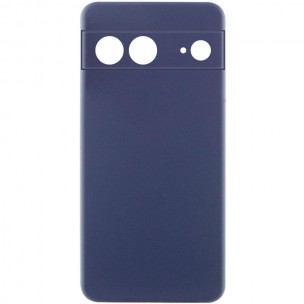 Чехол Silicone Cover Ummi Lakshmi Full Camera (AA) для Google Pixel 7 Синий / Midnight Blue