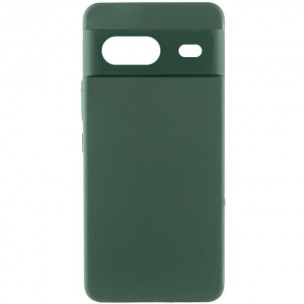 Чохол Silicone Cover Ummi Lakshmi Full Camera (AA) для Google Pixel 8a Зелений / Dark green