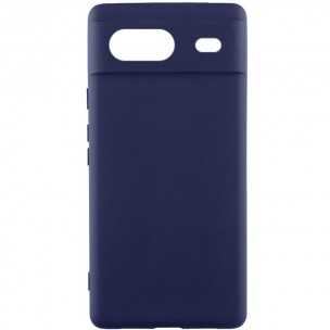 Чехол Silicone Cover Ummi Lakshmi Full Camera (AA) для Google Pixel 8a Синий / Midnight Blue