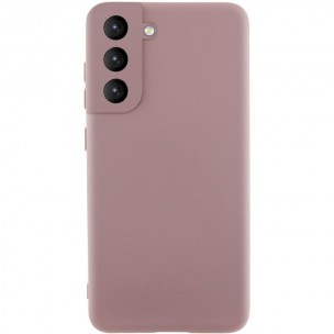 Чехол Silicone Cover Ummi Lakshmi Full Camera (AA) для Samsung Galaxy S21 FE Розовый / Pink Sand