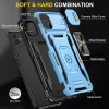 Ударопрочный чехол Camshield Army Ring для Samsung Galaxy A07 Голубой / Light Blue