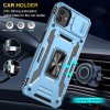 Ударопрочный чехол Camshield Army Ring для Samsung Galaxy A07 Голубой / Light Blue
