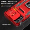 Ударопрочный чехол Camshield Army Ring для Samsung Galaxy A07 Красный / Red