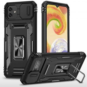 Ударостійкий чохол Camshield Army Ring для Samsung Galaxy A07 Чорний / Black Ударостійкий чохол Camshield Army Ring для Samsung Galaxy A07 Чорний / Black