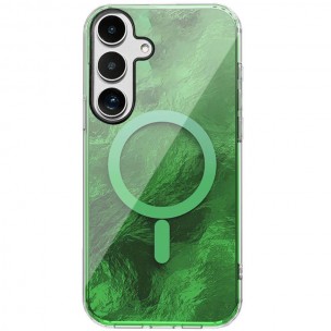 Чохол TPU Shiny Mountain (MagFit) для Samsung Galaxy S25 FE Green Чохол TPU Shiny Mountain (MagFit) для Samsung Galaxy S25 FE Green