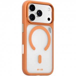 TPU+PC чохол Blueo Frosted Heat Dissipation Stand with MagSafe для Apple iPhone 17 Pro (6.3") Помаранчевий TPU+PC чохол Blueo Frosted Heat Dissipation Stand with MagSafe для Apple iPhone 17 Pro (6.3") Помаранчевий