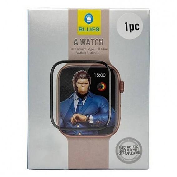 Полимерная 3D пленка Blueo High-Molecule для Apple Watch 40mm (+ аппликатор) Черный