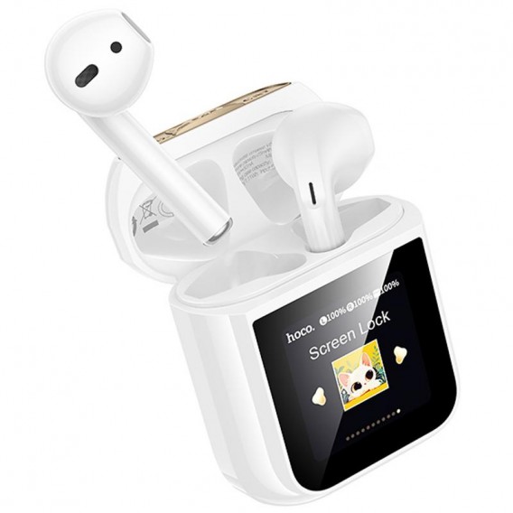 Беспроводные TWS наушники Hoco EW86 Cat White
