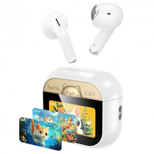 Бездротові TWS навушники Hoco EW89 Kissa White Бездротові TWS навушники Hoco EW89 Kissa White