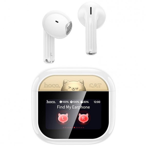 Бездротові TWS навушники Hoco EW89 Kissa White