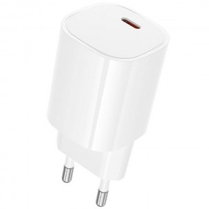 МЗП Borofone BA103A Pudding PD20W (1USB-C) White МЗП Borofone BA103A Pudding PD20W (1USB-C) White