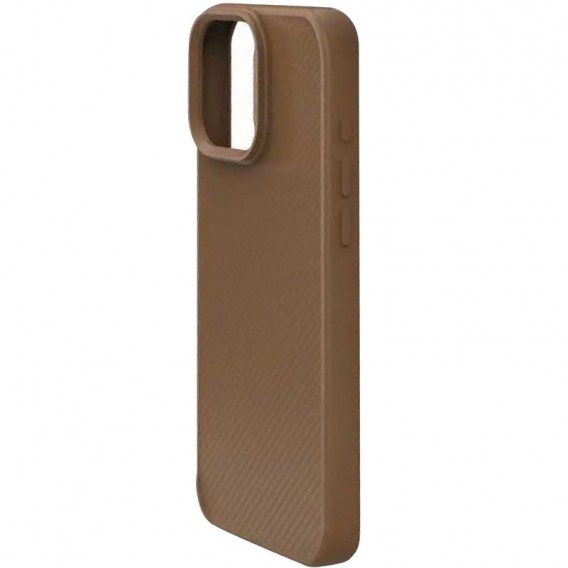 TPU чохол Carbon Protective with Magsafe для Apple iPhone 15 Pro Max (6.7") Coffee
