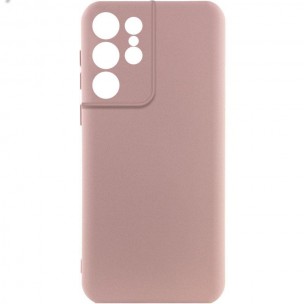 Чохол Silicone Cover Ummi Lakshmi Full Camera (AA) для Samsung Galaxy S22 Ultra Рожевий / Pink Sand