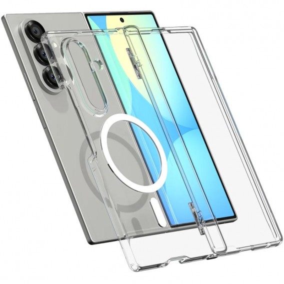Чохол SGP Ultra Hybrid (MagFit) для Samsung Galaxy Z Fold7 Прозорий