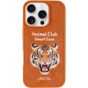 TPU+PC чохол Animal Club для Apple iPhone 16 Pro (6.3") Chocolate Brown