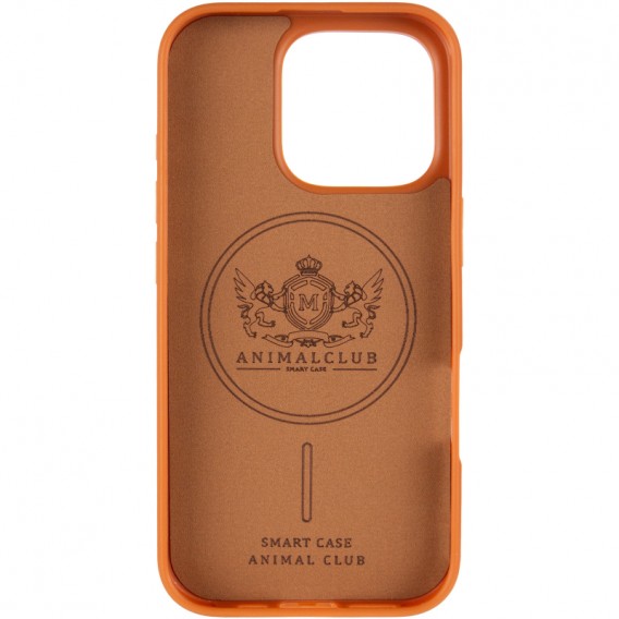 TPU+PC чохол Animal Club для Apple iPhone 16 Pro (6.3") Chocolate Brown TPU+PC чохол Animal Club для Apple iPhone 16 Pro (6.3") Chocolate Brown