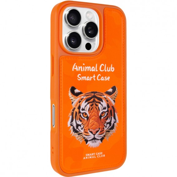 TPU+PC чохол Animal Club для Apple iPhone 16 Pro (6.3") Hermes Orange TPU+PC чохол Animal Club для Apple iPhone 16 Pro (6.3") Hermes Orange