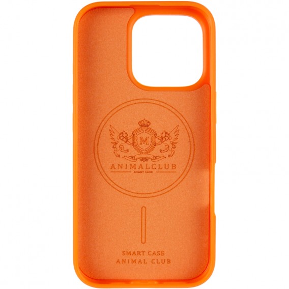 TPU+PC чохол Animal Club для Apple iPhone 16 Pro (6.3") Hermes Orange TPU+PC чохол Animal Club для Apple iPhone 16 Pro (6.3") Hermes Orange