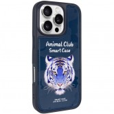 TPU+PC чехол Animal Club для Apple iPhone 16 Pro (6.3 дюйма) Royal Blue