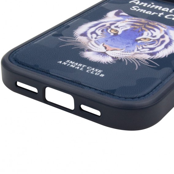 TPU+PC чохол Animal Club для Apple iPhone 16 Pro (6.3") Royal Blue TPU+PC чохол Animal Club для Apple iPhone 16 Pro (6.3") Royal Blue