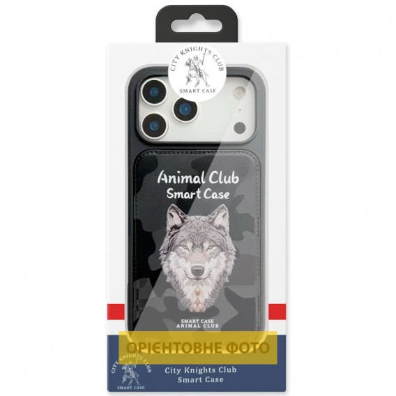 TPU+PC чехол Animal Club для Apple iPhone 16 Pro Max (6.9") Black