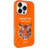 TPU+PC чехол Animal Club для Apple iPhone 16 Pro Max (6.9 дюйма) Hermes Orange